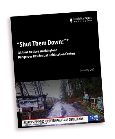 front of the latest DRW report on why institutions should be closed